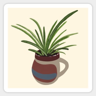 Spider plant baby Sticker